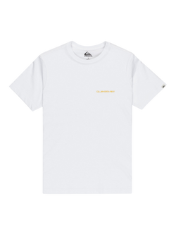 Quiksilver Kids' Desert Waves Graphic T-Shirt, White, White