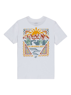 Quiksilver Kids' Desert Waves Graphic T-Shirt, White - view 2, White