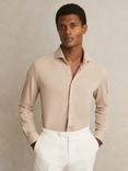 Reiss Bobby Modal Blend Cutaway Collar Shirt