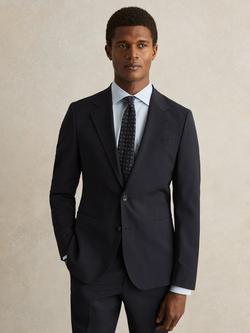 Reiss Promise Wool Blend Suit Blazer, Navy, Navy