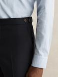 Reiss Promise Tailored Fit Wool Blend Suit Trousers, Navy