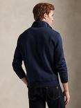 Polo Ralph Lauren Cotton-Blend Double-Knit Mockneck Sweater, Aviator Navy/C1730