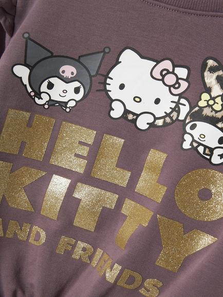 NAME IT Kids' Hello Kitty Sweatshirt, Moonscape - view 2, Moonscape