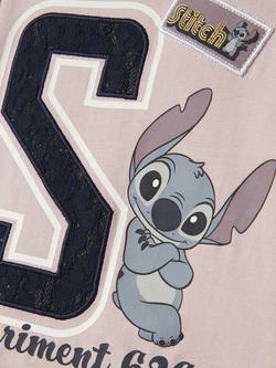 NAME IT Kids' Stitch Long Sleeve Top, Burnished Lilac - view 2, Burnished Lilac