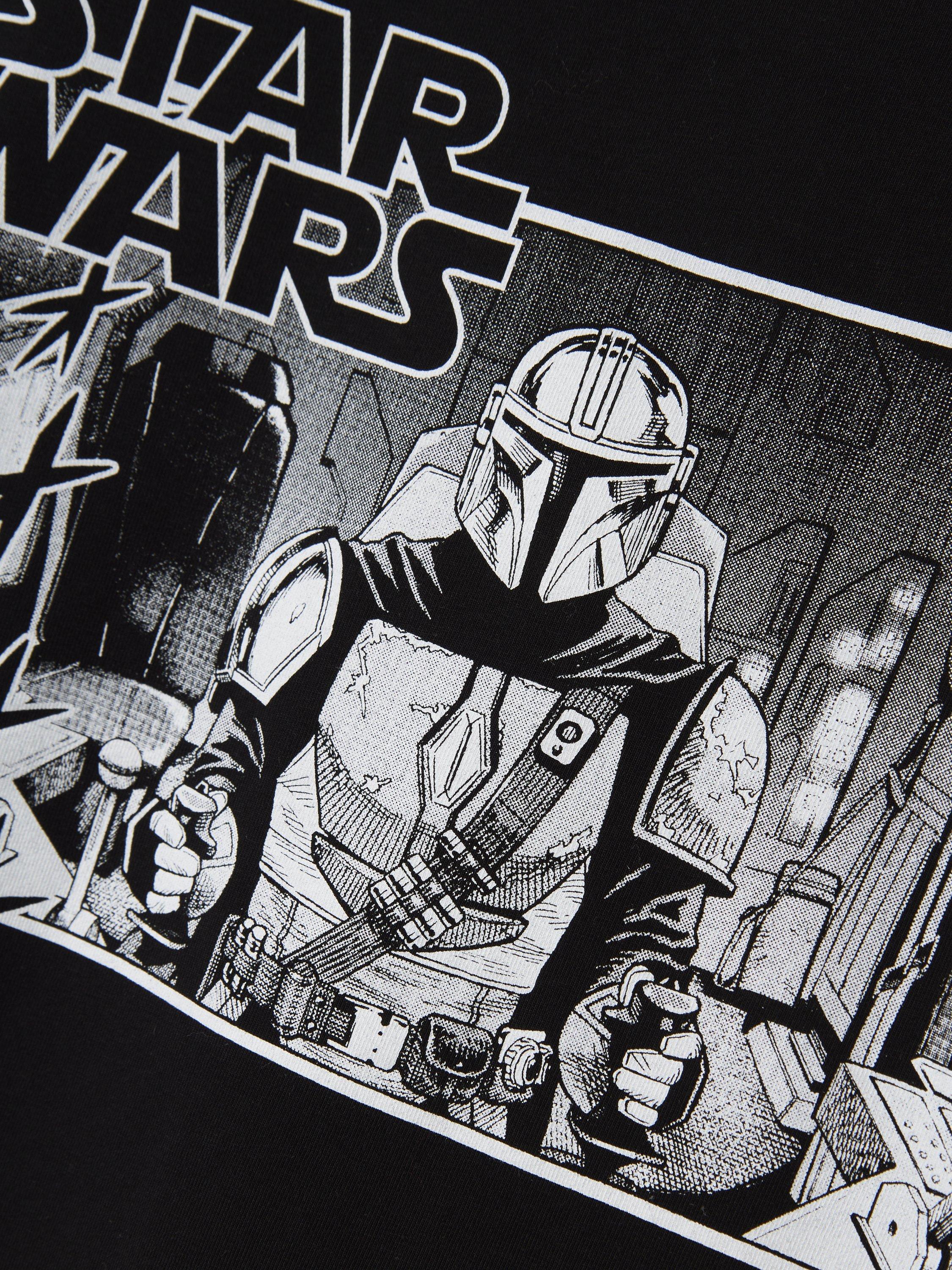 Product image 3 of 5, which shows NAME IT Kids' Star Wars T-Shirt, Black, 6 years