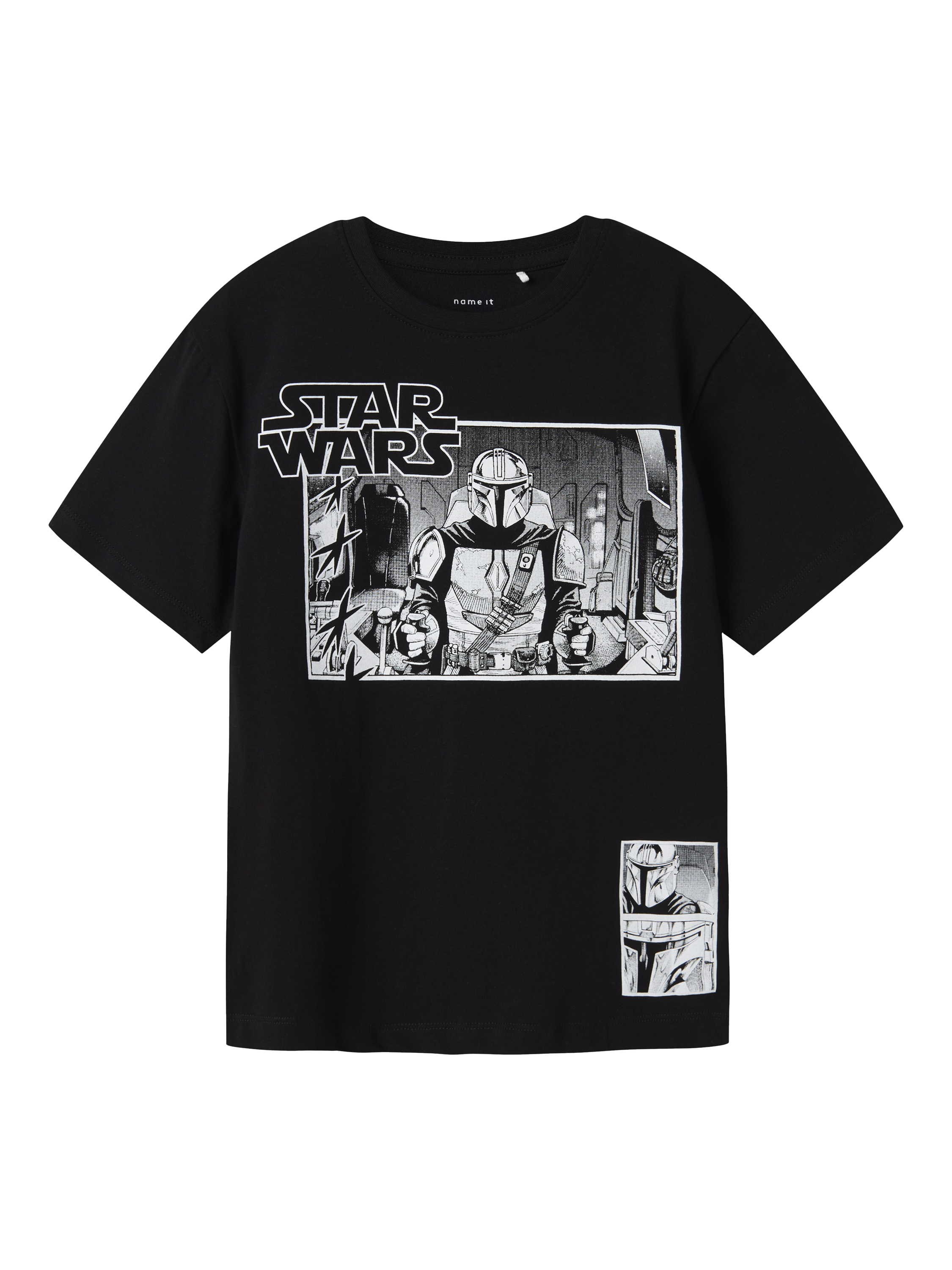 Product image 4 of 5, which shows NAME IT Kids' Star Wars T-Shirt, Black, 6 years