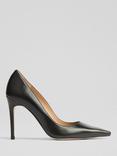 L.K.Bennett Fern Suede Pointed Toe Court Shoes, Black