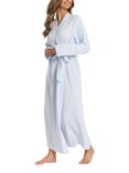 Loungeable Maxi Waffle Kimono Robe, Light Blue