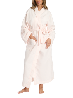 Loungeable Maxi Waffle Kimono Robe, Light Pink