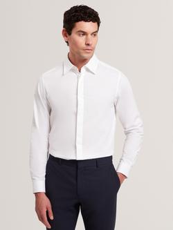 Ted Baker Tibor Cotton Shirt, White, White