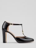 L.K.Bennett Almina Leather Mary Jane Court Shoes, Black