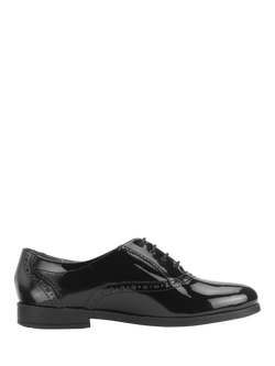 Start-Rite Kids' Hermonine Brogue School Shoes, Black Patent, Black Patent