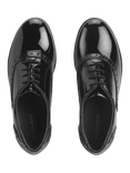 Start-Rite Kids' Hermonine Brogue School Shoes, Black Patent