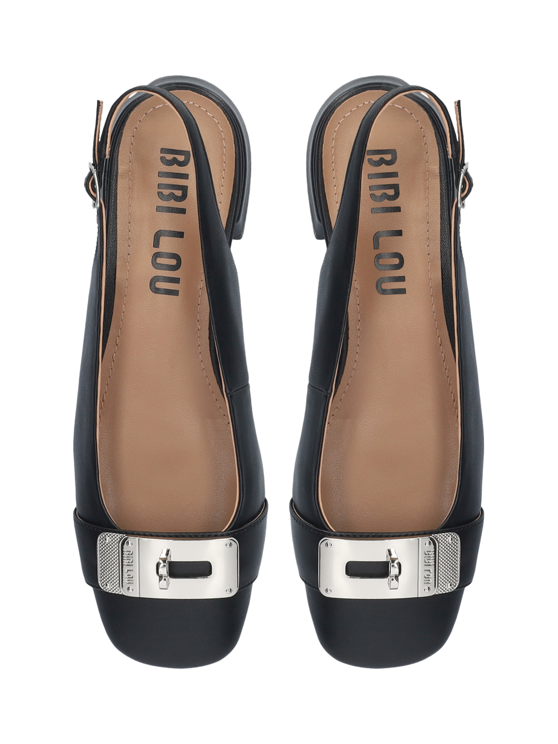 Product image 4 of 4, which shows Bibi Lou Slingback Court Shoes, Black, EU37