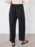 Whistles Tie Waist Trousers, Black