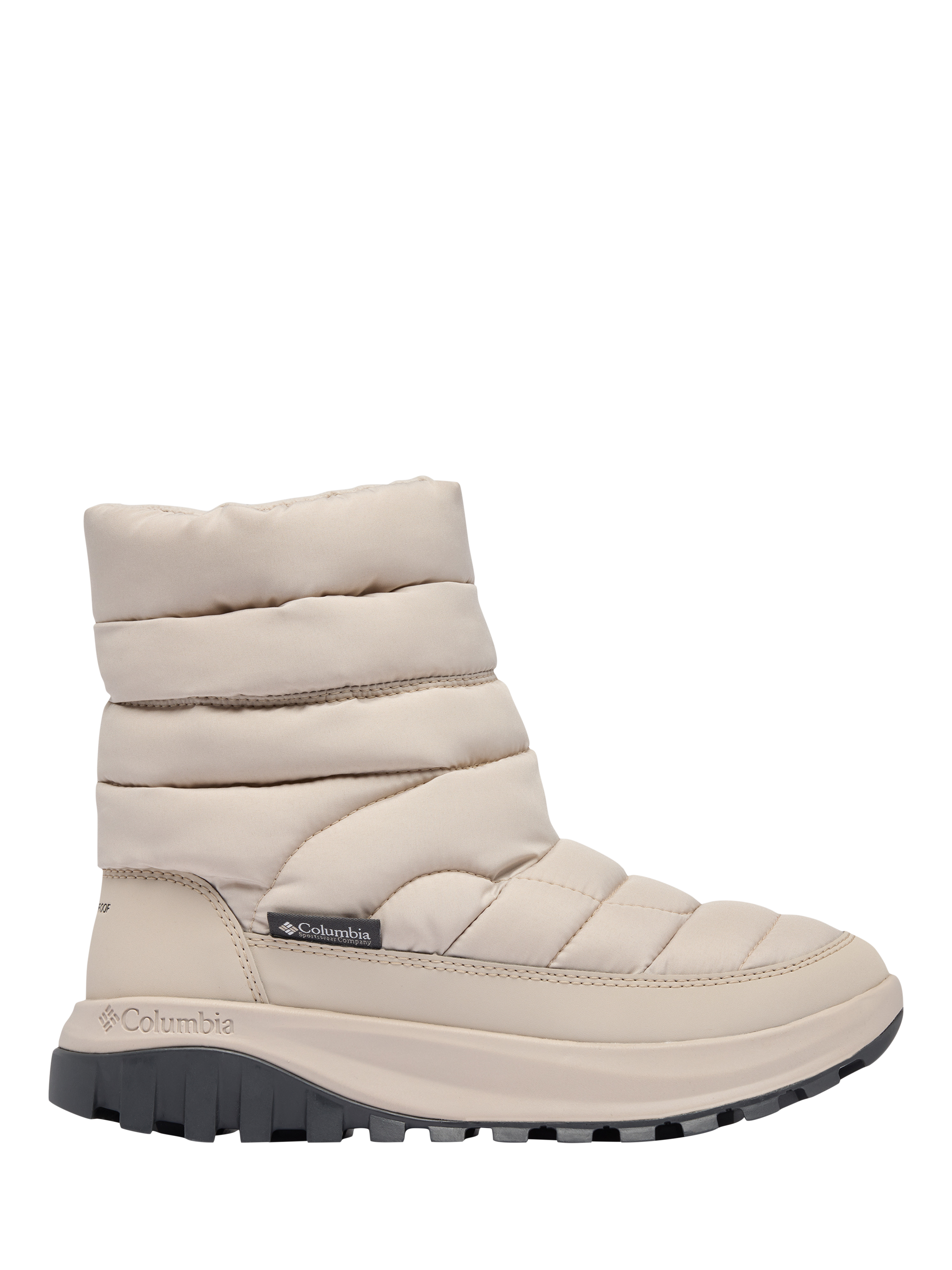 Columbia Snowtrot Waterproof Boots, Taupe / Shark