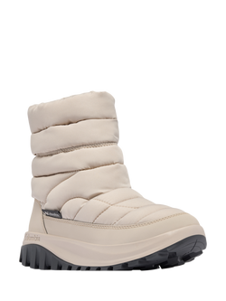 Columbia Snowtrot Waterproof Boots, Taupe / Shark - view 2, Taupe / Shark