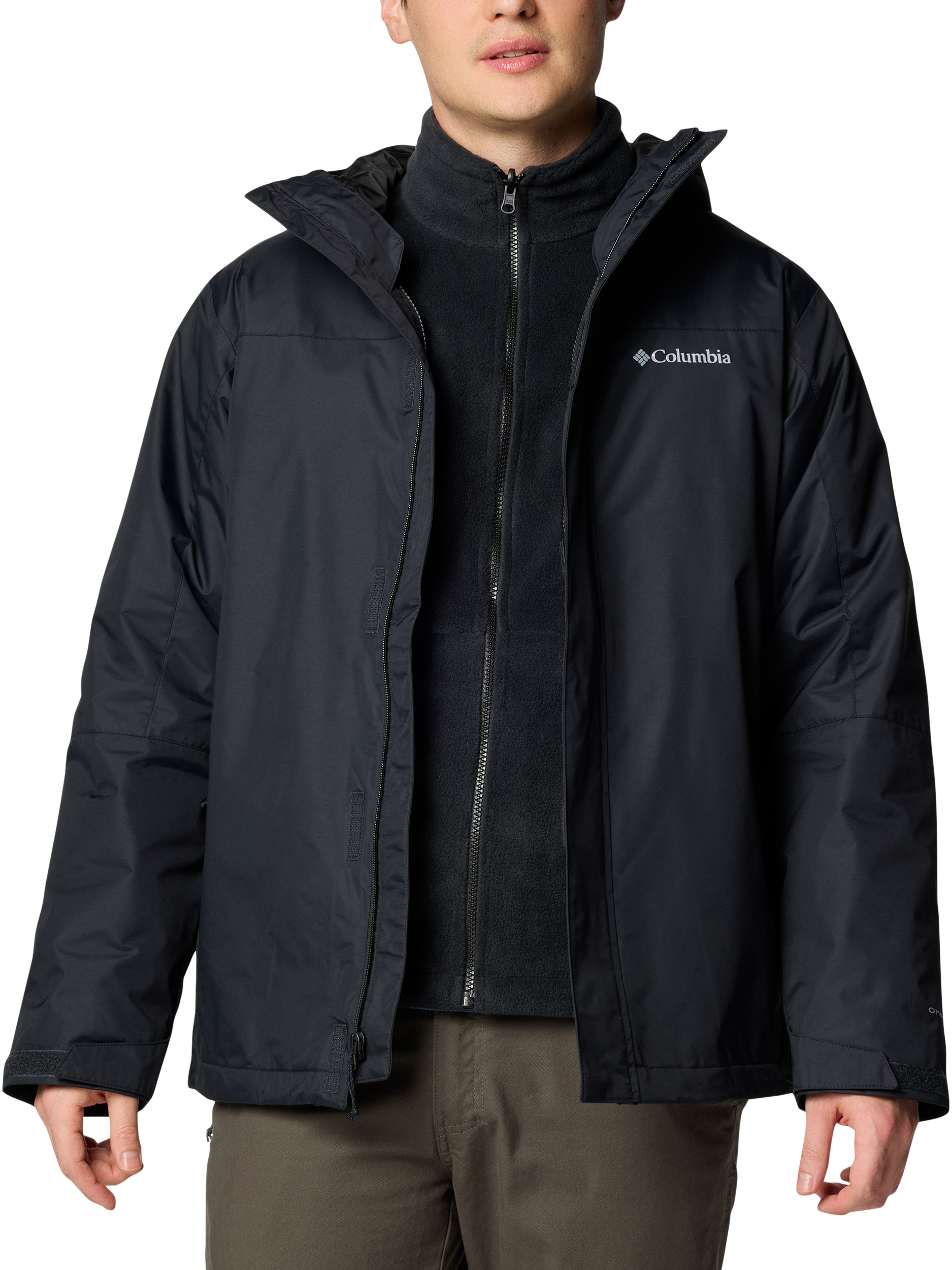 Product image 1 of 2, which shows Columbia Men's Tunnel Falls Waterproof Jacket, Black, S