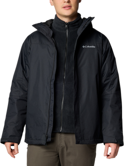 Columbia Men's Tunnel Falls Waterproof Jacket, Black, Black