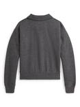 Ralph Lauren Kids' Cotton Blend Polo Jumper, Flannel Heather