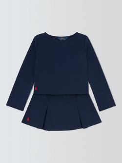 Ralph Lauren Kids' Knitted Outfit Set, Refined Navy, Refined Navy