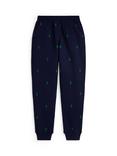 Polo Ralph Lauren Kids' Cotton Blend Knit Joggers, Refined Navy