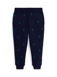 Polo Ralph Lauren Kids' Cotton Blend Logo Knit Joggers, Refined Navy