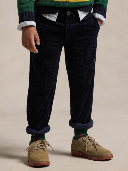 Ralph Lauren Kids' Corduroy Trousers, Hunter Navy, Hunter Navy