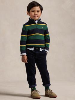Ralph Lauren Kids' Corduroy Trousers, Hunter Navy - view 2, Hunter Navy