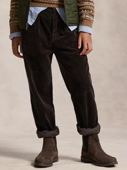 Polo Ralph Lauren Kids' Corduroy Chinos, Brown - view 2, Brown