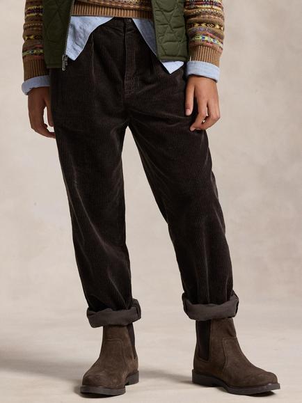 Polo Ralph Lauren Kids' Corduroy Chinos, Brown - view 2, Brown