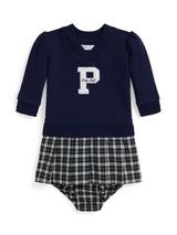 Ralph Lauren Baby Knitted Dress, Refined Navy