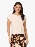 Adrianna Papell Crochet Scallop Edge Top