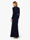 Adrianna Papell Tuxedo Maxi Dress, Midnight