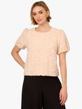 Adrianna Papell Floral Crochet Top