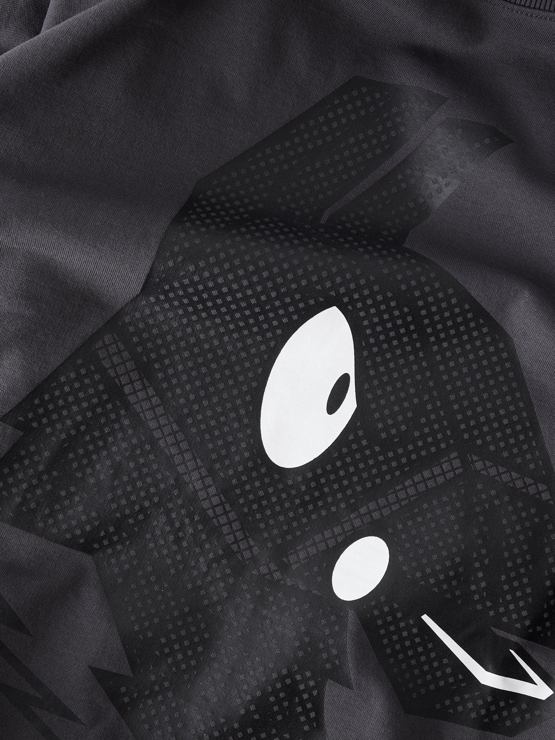 Product image 2 of 3, which shows NAME IT Kids' Cotton Blend Long Sleeved Fortnite Sweatshirt, Forged Iron, 6 years