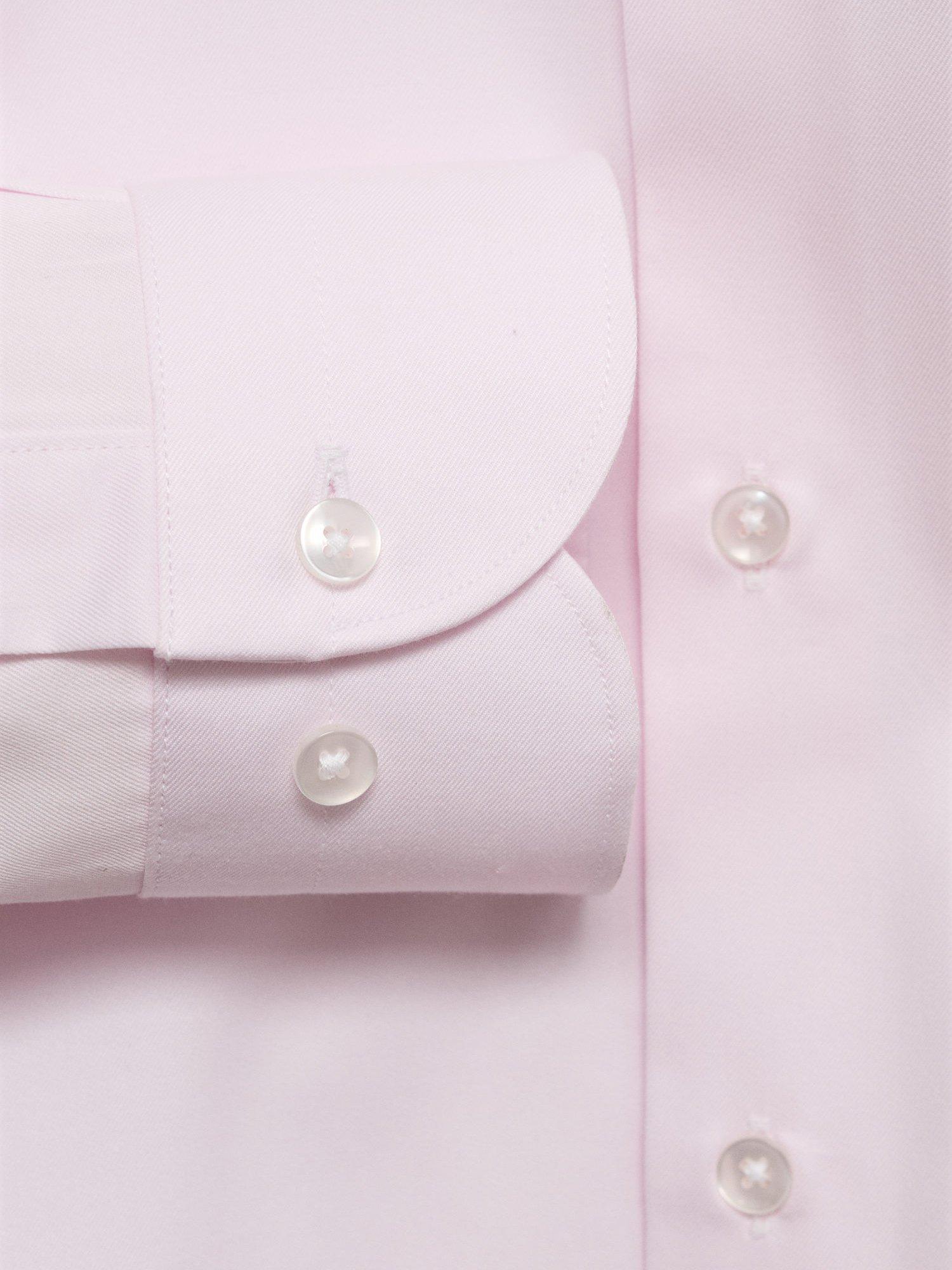 Product image 5 of 8, which shows Mango Lake City Cotton Shirt, Light Pink, L