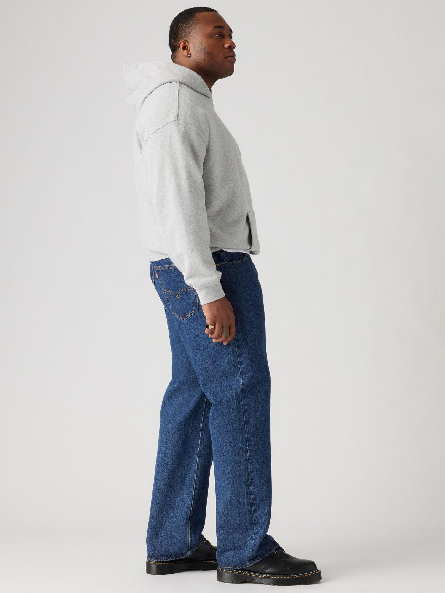 Product image 2 of 3, which shows Levi's 501 Originals Jeans, Dark Stonewash, 40XL