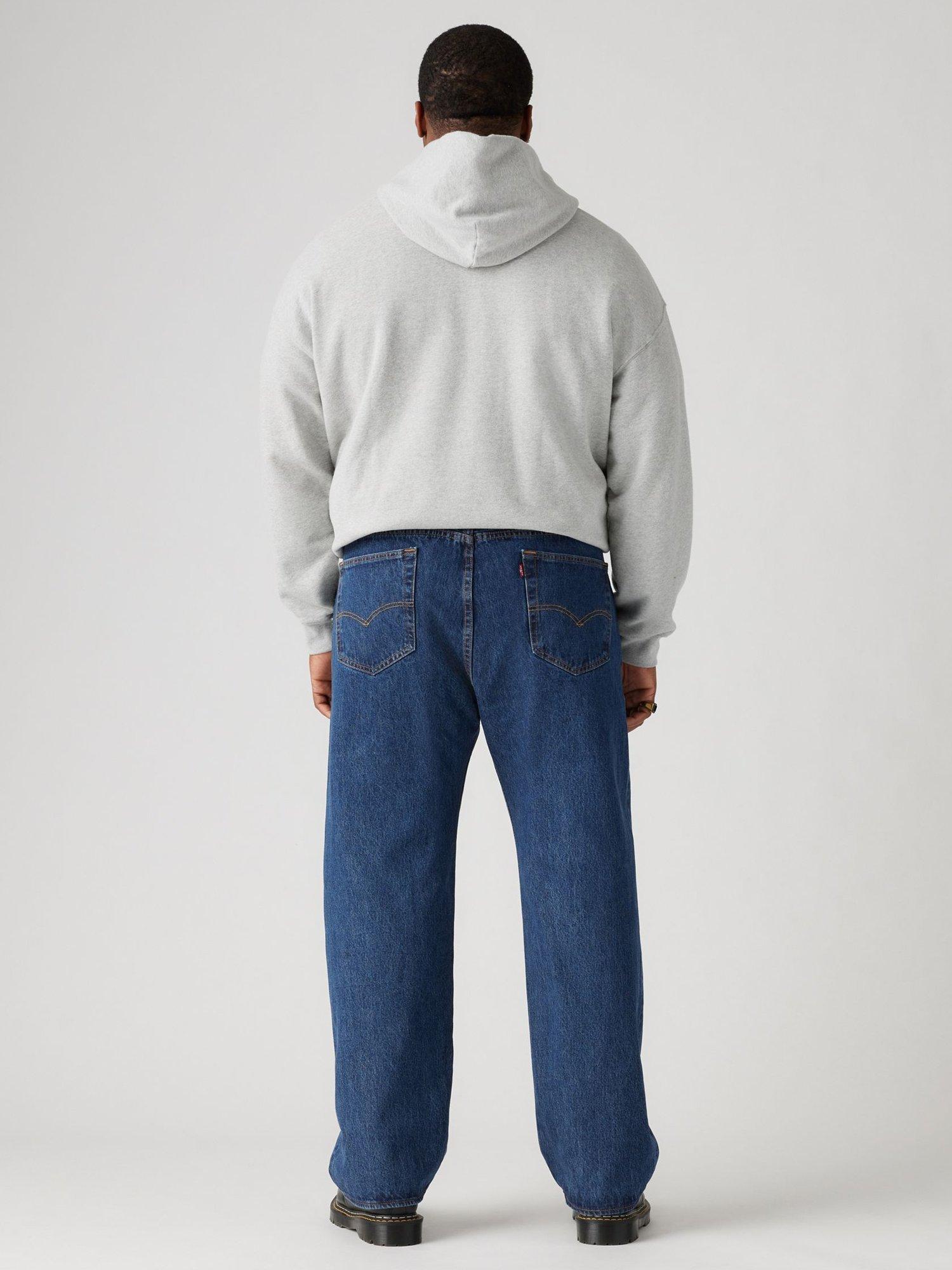 Product image 3 of 3, which shows Levi's 501 Originals Jeans, Dark Stonewash, 40XL