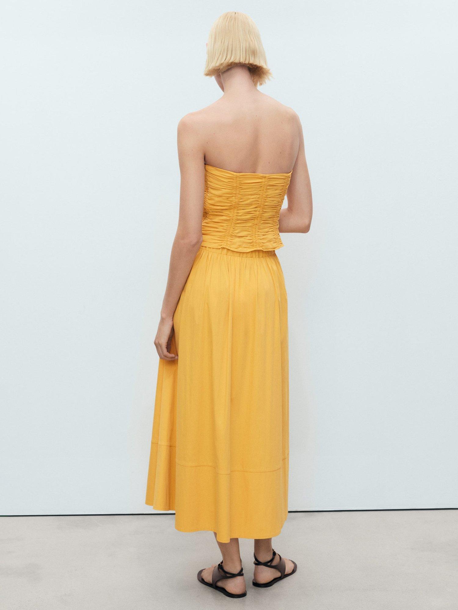 Product image 4 of 8, which shows Mango Sunny Skirt, Medium Yellow, 10