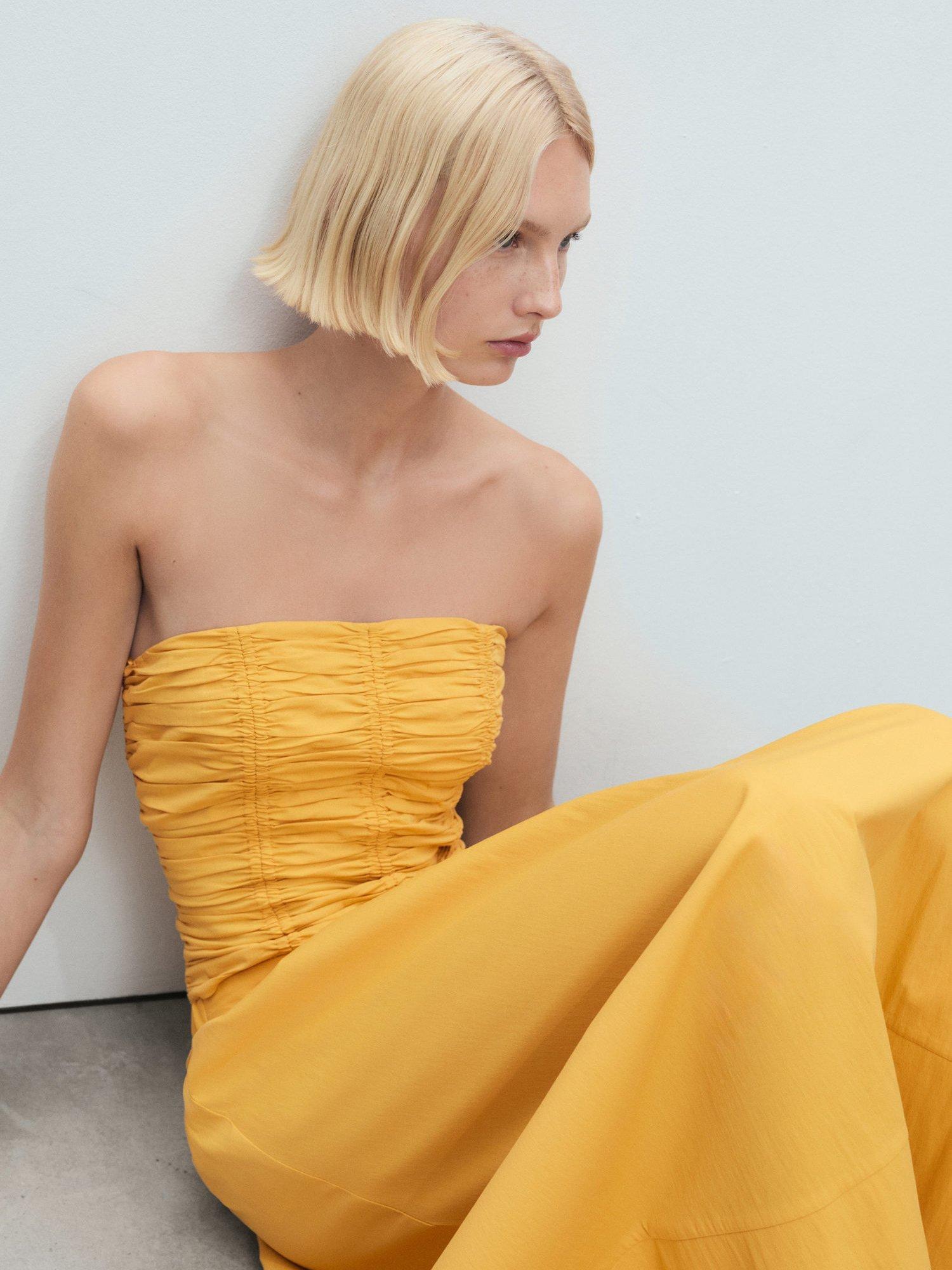 Product image 6 of 8, which shows Mango Sunny Skirt, Medium Yellow, 10