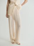 Mango Mire Tailored Trousers, Yellow