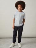 Reiss Kids' Honor Cotton T-Shirt, Mint Blue