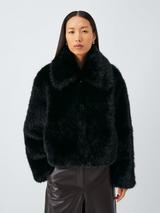 John Lewis Short Faux Fur Coat