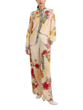 Raishma Nancy Floral Print Shirt, Cream