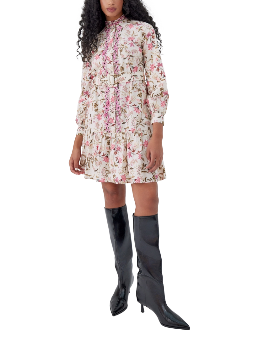 Product image 1 of 3, which shows Raishma Sierra Dress, Cream, 8