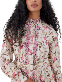 Raishma Sierra Dress, Cream - view 2, Cream