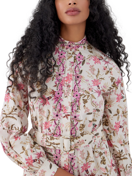 Raishma Sierra Dress, Cream - view 2, Cream