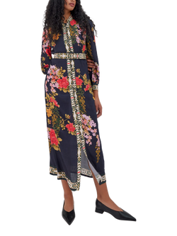 Raishma Brenna Floral Dress, Black