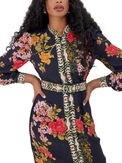 Raishma Brenna Floral Dress - view 2, Black